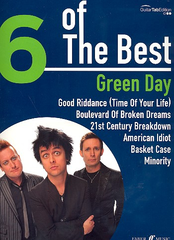 6 of the Best: Green Day songbook piano/vocal/guitar