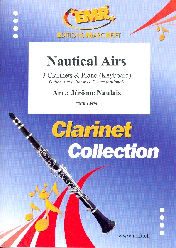 Nautical Airs for 3 clarinets and piano (keyboard) (rhythm group ad lib)