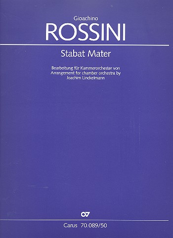 Stabat mater für Soli, gem Chor und Kammerorchester