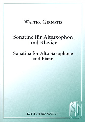 Sonatine für Altsaxophon und Klavier