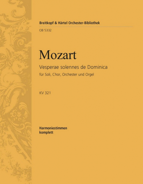 Vesperae de Dominica KV321 für Soli, Chor und Orchester