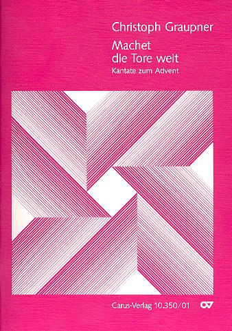 Machet die Tore weit für Soli, gem Chor und Orchester