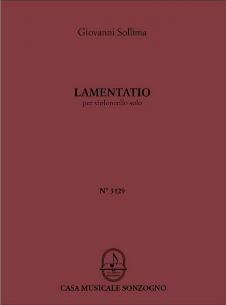 Lamentatio per violoncello solo
