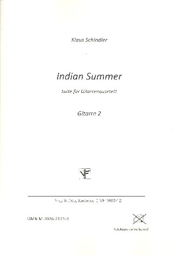 Indian Summer für 4 Gitarren, Bass und Percussion