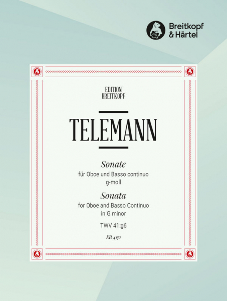 Sonate g-Moll TWV41:g6 für Oboe und Bc