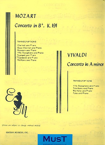 Concerto Bb major KV191 for trombone and piano