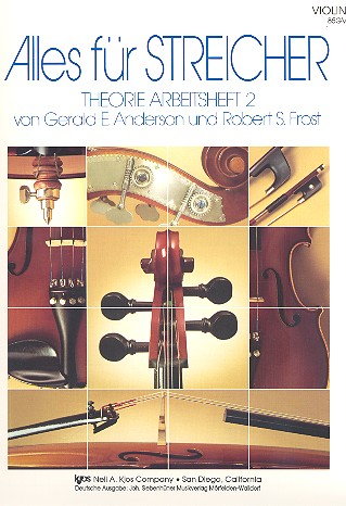 Alles für Streicher Band 2 Theorie Arbeitsheft