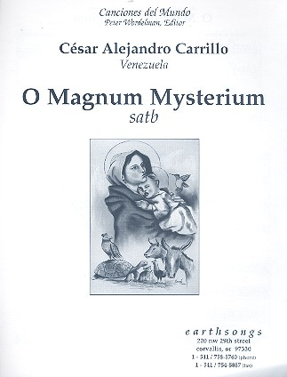 O magnum mysterium for mixed chorus a cappella
