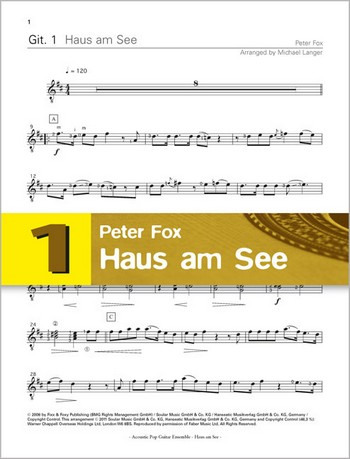 Haus am See für 4 Gitarren