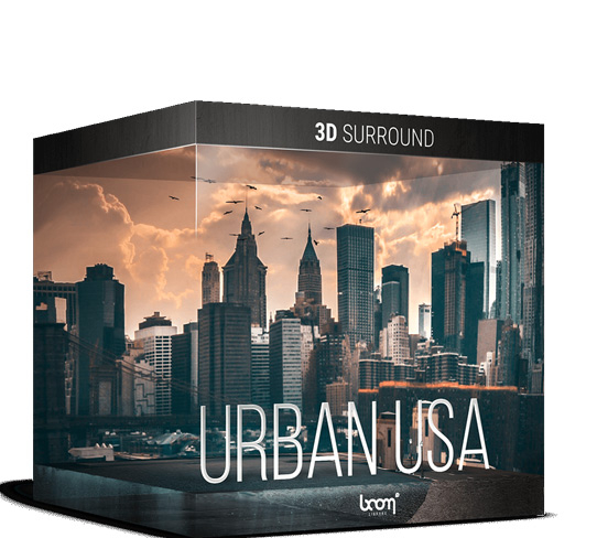 Sound Library (Download) Boom Urban USA 3D Surround