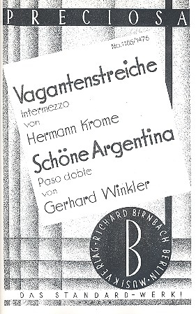 Vagantenstreiche und Schöne Argentina: für Salonorchester