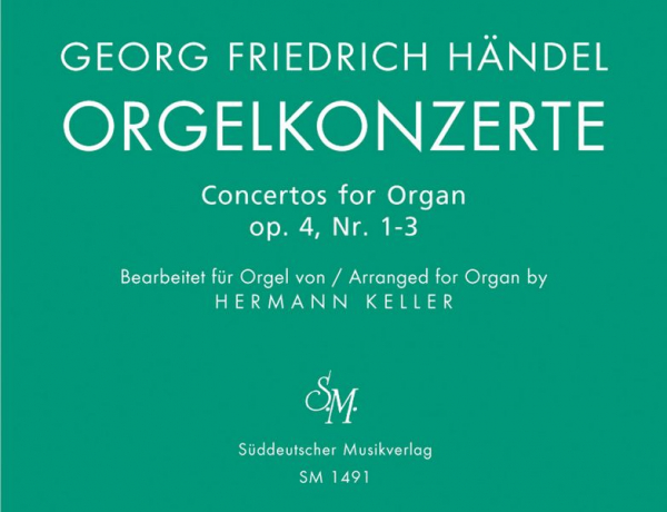 Konzerte op.4,1-3 für Orgel und Orchester für Orgel solo