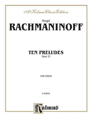 10 Preludes op.23 for piano