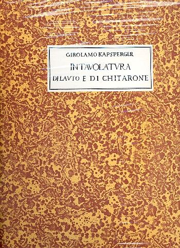 Intavolatura di lauto e di chitarone libro primo