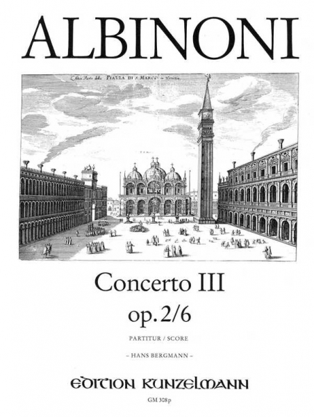 Konzert B-Dur Nr.3 op.2,6 für Violine und Streichorchester