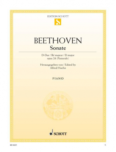 Sonate D-Dur op.28 für Klavier