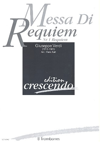 Requiem aus Messa di Requiem für 8 Posaunen