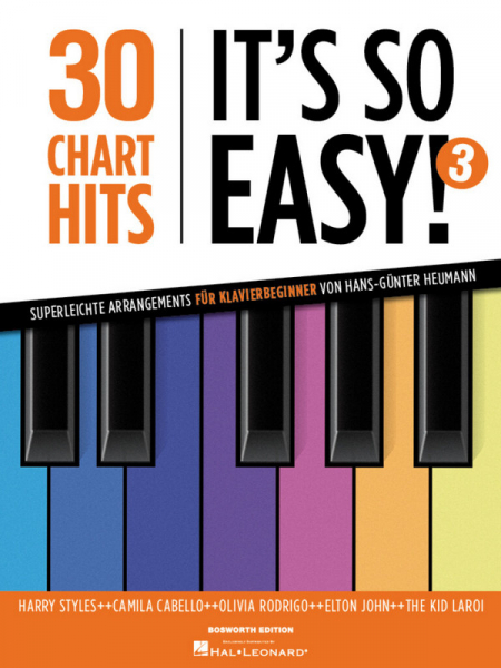 Songbook Klavier 30 Chart hits - It&#039;s so easy! Band 3