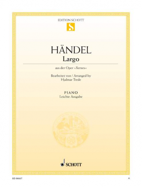 Largo aus &quot;Xerxes&quot; für Klavier