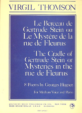 Le berceau de Gertrude Stein ou le mystère del la rue de Fleurus for medium voice and piano