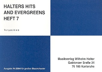 Halters hHts and Evergreens Band 7: für Blasorchester