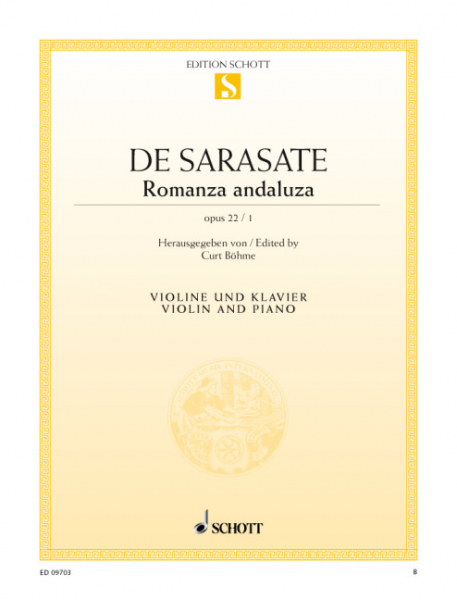 Romanza andaluza op.22,1 für Violine und Klavier