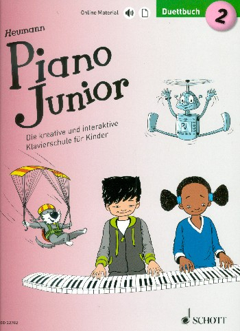 Piano junior - Duettbuch Band 2 (+Online-Material) :