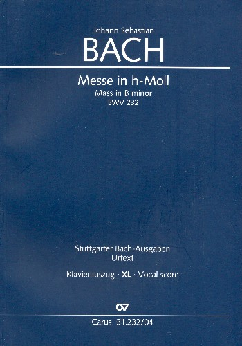 Messe in h-Moll BWV232 für Soli, gem Chor und Orchester