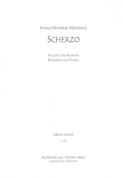 Scherzo für Fagott und Klavier