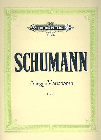Abegg-Variationen op.1 für Klavier