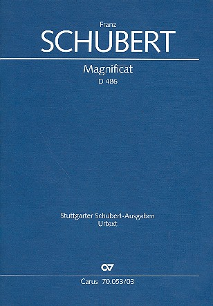 Magnificat C-Dur D486 für Soli, gem Chor und Orchester