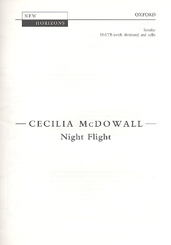 Night Flight for mixed chorus and cello