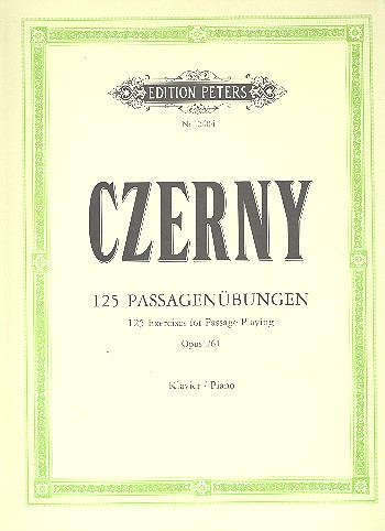 125 Passagenübungen op.261 für Klavier