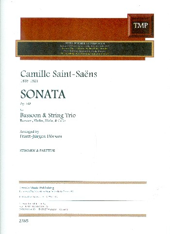 Sonate op.168 für Fagott, Violine, Viola und Violoncello