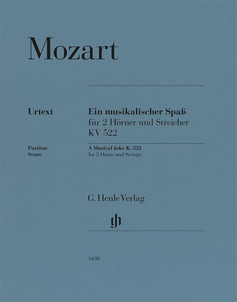 Ein musikalischer Spaß KV522 für 2 Hörner und Streicher