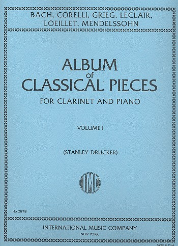 Album of classical Pieces vol.1 for clarinet and piano