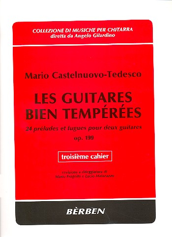 Les guitares bien temperées op.199 vol.3 pour 2 guitares