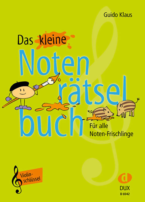 Edition Dux Das Kleine Notenrätselbuch, Fachbücher Von Guido Klaus - Bild 4