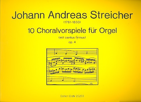 10 Choralvorspiele op.4 für Orgel