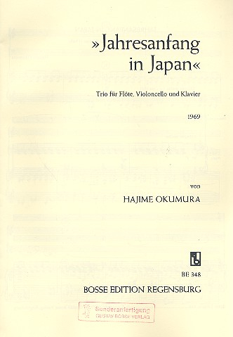 Jahresanfang in Japan für Flöte, Violoncello und Klavier