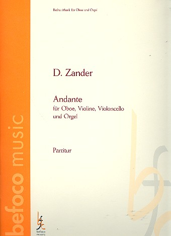 Andante für Oboe, Violine, Violoncello und Orgel