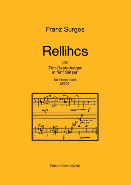 Rellihcs oder Zeit-Gestaltungen in 5 Sätzen für Oboe solo