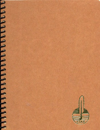 Noten Notiz-Taschenbuch hoch 8 Systeme 9,5x14 cm 48 Seiten Spiralbindung