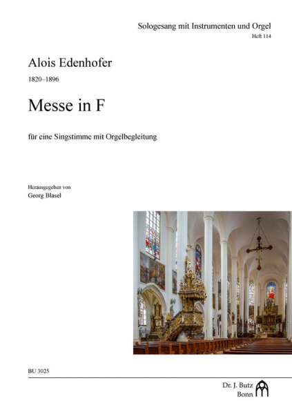 Messe in F für Gesang und Orgel