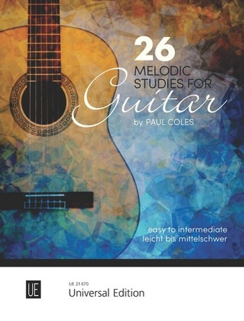 26 melodic Studies für Gitarre