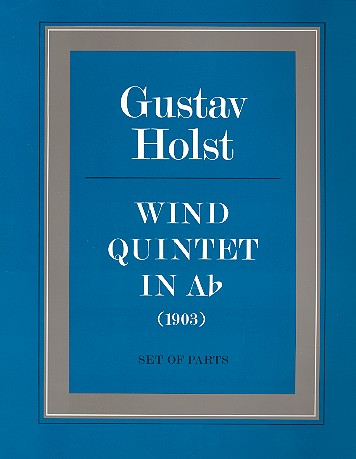 Wind Quintet a flat Major op.14 for flute, oboe, clarinet, bassoon and horn