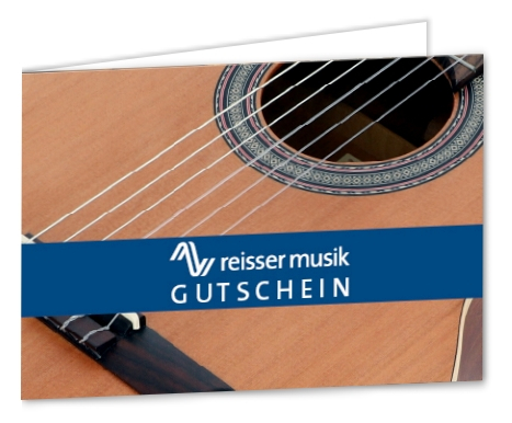 Geschenkgutschein Reisser Motiv Akustikgitarre