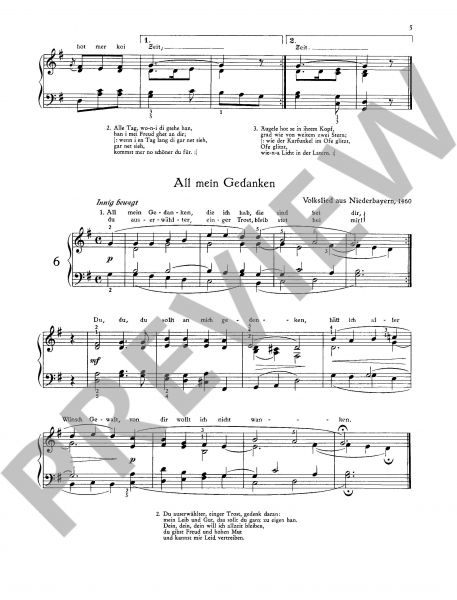 Spielbuch für Klavier Mein Heimatland