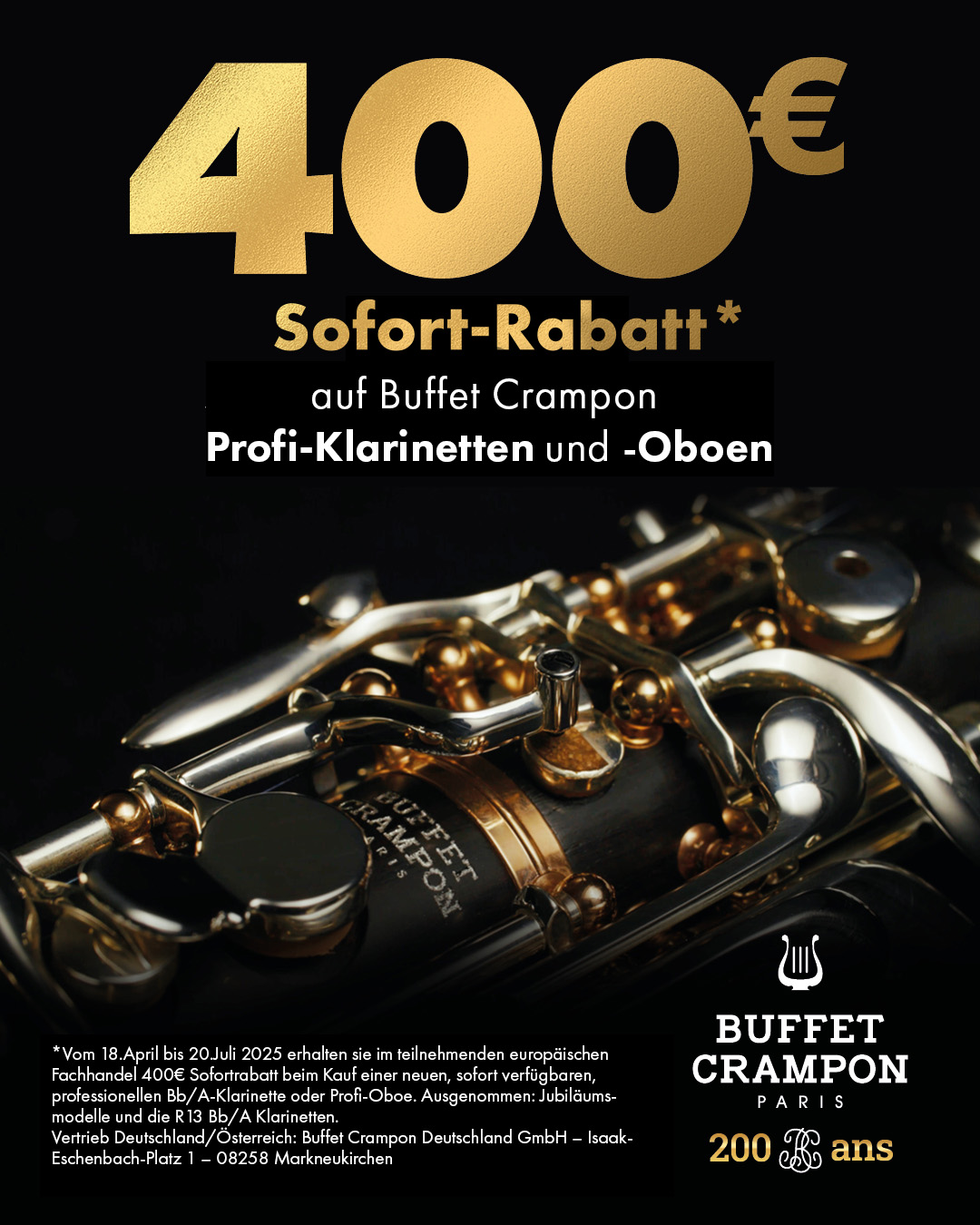 Buffet Crampon Cashback Klarinetten