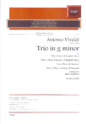 Trio g-Moll RV73 für 2 Oboen und Englischhorn (Fagott)